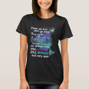 Bära och Lila för nån jag saknar självmord. T Shirt