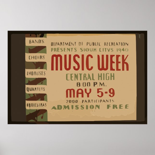 Bära och stil-underhållning poster det förflutna (Framsidan)