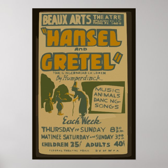 Bära och stil-underhållning poster det förflutna (Framsidan)