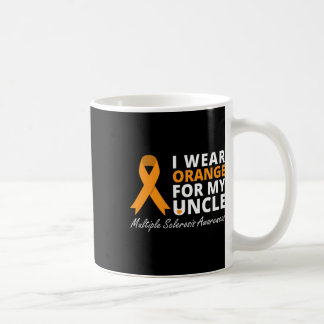 Bära Orange för min farbror, fru Awareness Ribbon Kaffemugg