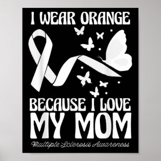 Bära Orange för min Mamma-skleros Många A Poster
