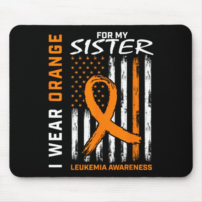 Bära Orange för min syster Leukemi Awareness Ameri Musmatta (Framsidan)