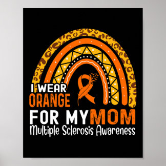Bära Orange för mina sklerosvärgar vid Mamma Många Poster