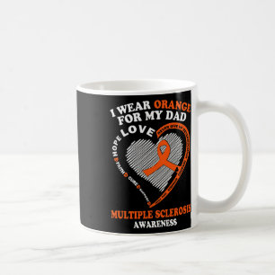 Bära Orange för mina sklerosvärgar vid Pappa Många Kaffemugg