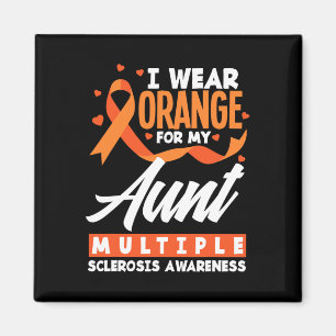 Bära Orange för Sclerosis Awarene i Moster Magnet