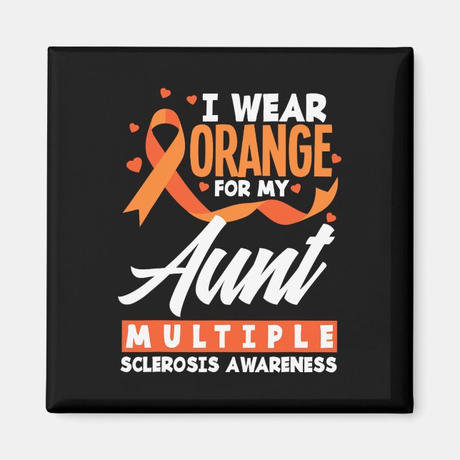 Bära Orange för Sclerosis Awarene i Moster Magnet (Framsidan)