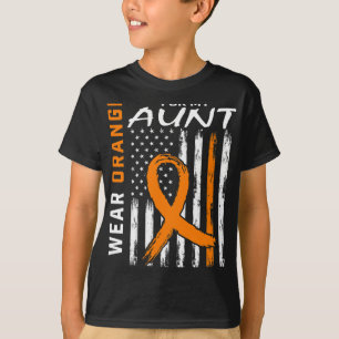 Bära Orange för Sclerosis Awarene i Moster T Shirt
