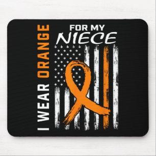 Bära Orange Niece Många Sclerosis, Flagga Gifts Musmatta