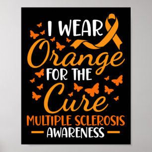 Bära Orange - Orange för ökad medvetenhet om skler Poster
