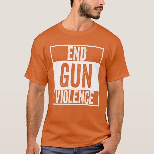 Bära Orange - Slut på vapenvåld T Shirt (Framsida)