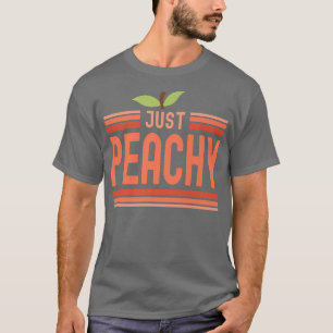 Bara Peachy Cute Adsible Summer Peach Food Pun T Shirt