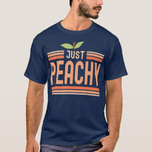 Bara Peachy Cute Adsible Summer Peach Food Pun T Shirt