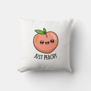 Bara Peachy Funny Peach Pun Kudde