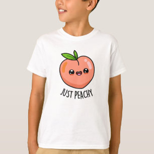 Bara Peachy Funny Peach Pun T Shirt
