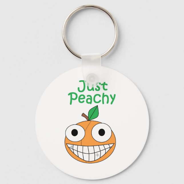 Bara Peachy Keychain Nyckelring (Framsida)