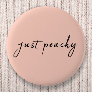Bara Peachy   Modern Minimalistisk klumpskript Knapp