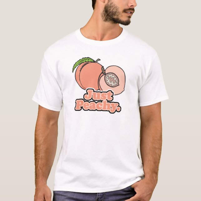 Bara Peachy Peach T Shirt (Framsida)