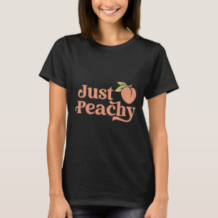 Bara Peachy Retro 70-talet Georgia Peacher Summer T Shirt
