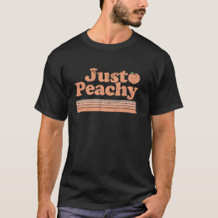 Bara Peachy Retro 70-talet Georgia Peacher Summer T Shirt