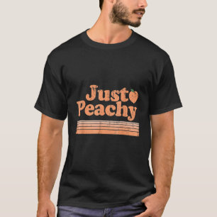 Bara Peachy Retro 70-talet Georgia Peacher Summer T Shirt