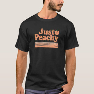 Bara Peachy Retro 70S Georgia Peacher Summer Fruit T Shirt