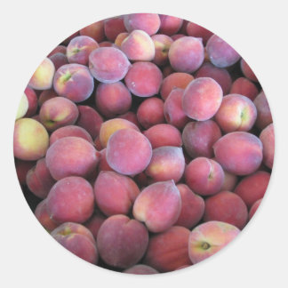 Bara Peachy Runt Klistermärke