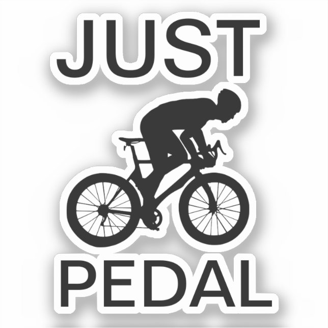Bara Pedal Klistermärken (Framsida)