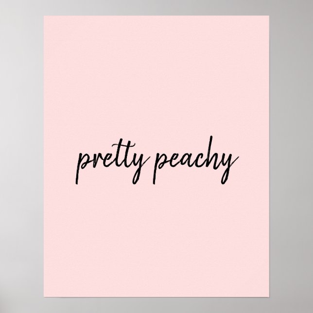 Bara perfekt modern minimalistisk snygg skriftdesi poster (Framsidan)