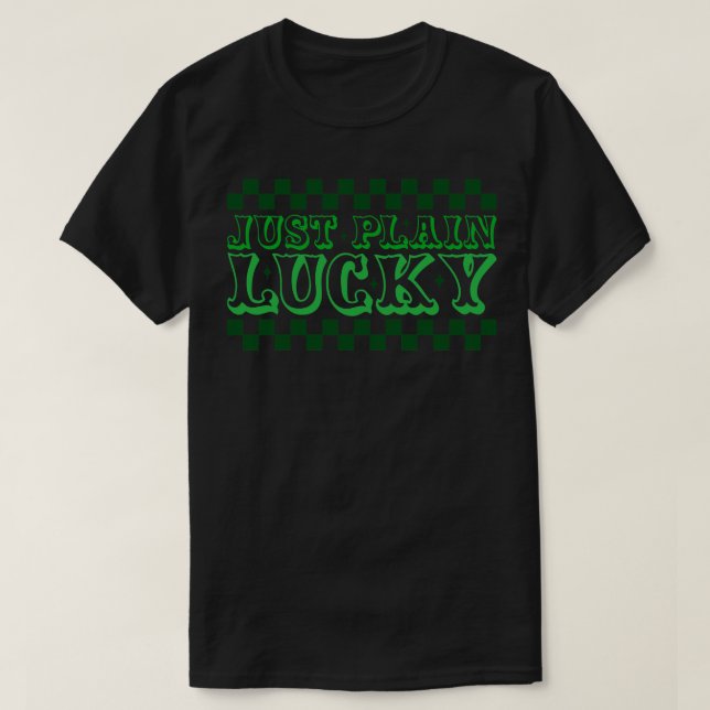 Bara Plain Lucky 1 T Shirt (Design framsida)
