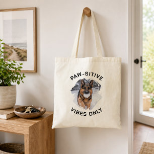 Bara positiv vibb GSD hund foto Tygkasse