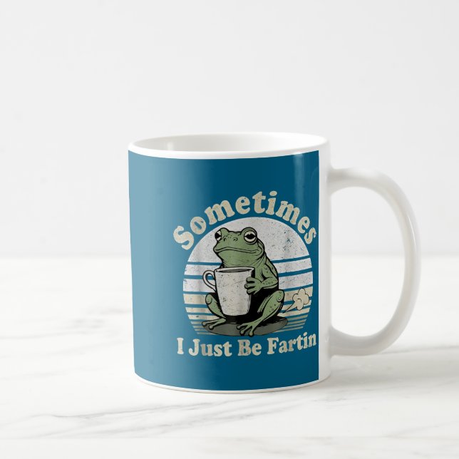 Bara Prutar Ibland Grodyngel Present Kaffemugg (Höger)