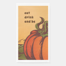 Bara pumpa en i fält. Höst löv faller.