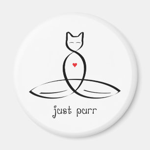 Bara Purr - Finare stil. Magnet