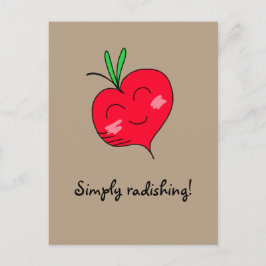 "Bara Radishing!" vykort