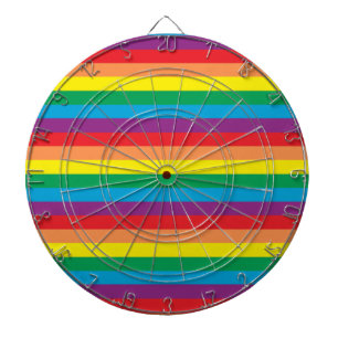 Bara Rainbow Mönster Darttavla