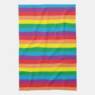 Bara Rainbow Mönster Kökshandduk