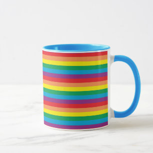 Bara Rainbow Mönster Mugg