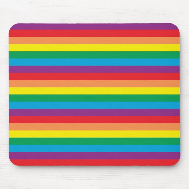 Bara Rainbow Mönster Musmatta (Framsidan)