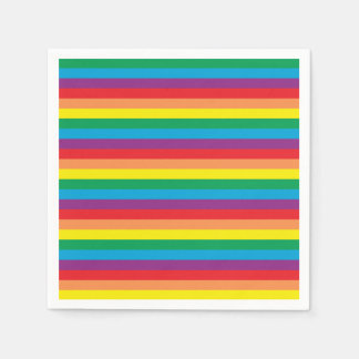 Bara Rainbow Mönster Pappersservett