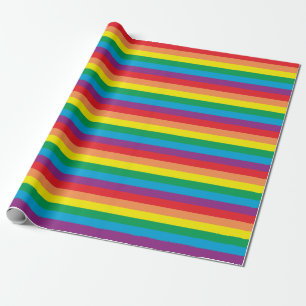 Bara Rainbow Mönster Presentpapper