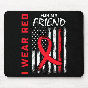 Bära Red for my Friend Heart Disease Awareness USA Musmatta