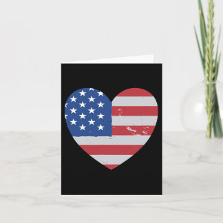 Bära Red Fredag Heart American Flagga För manar oc Kort