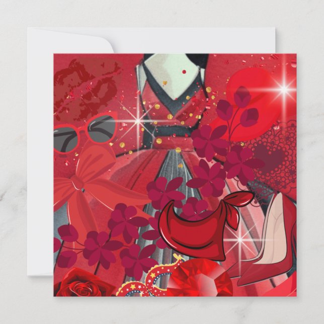 Bära Red Julkort (Framsida)