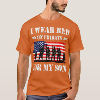 Bära Red på Fredag för min son T Shirt