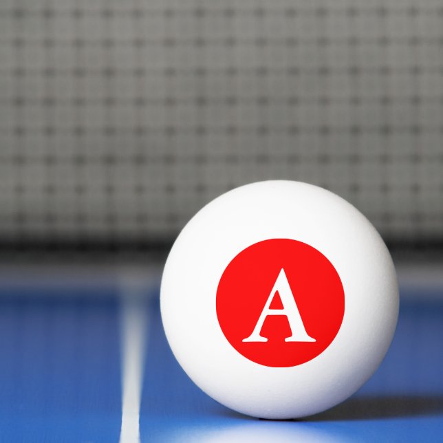 Bara Red Solid Färg Pingisboll (Netto)