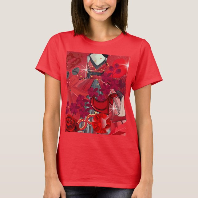 Bära Red T Shirt (Framsida)