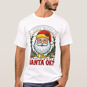 Bara Riktigt Gillar Tomte Ok Jul Klaus Holly Wr T Shirt