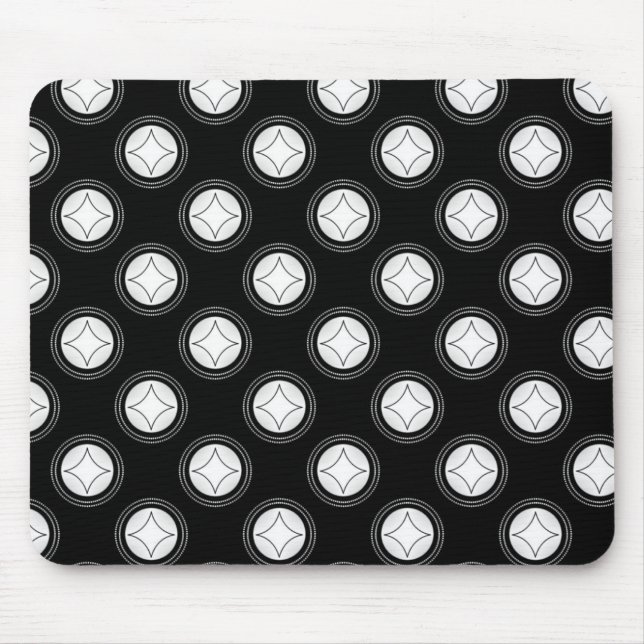 Bara Riveting Mousepad, Black and White Musmatta (Framsidan)