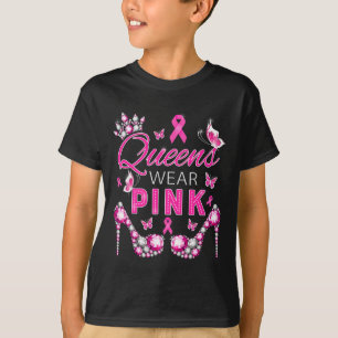 Bära Rosa Breast Cancer Awareness Ribbon Support G T Shirt