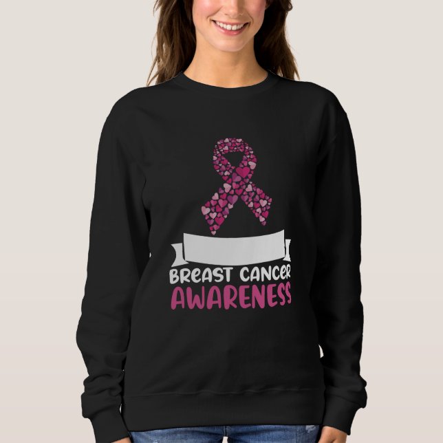 Bära Rosa Family Matching Breast Cancer Awareness T Shirt (Framsida)